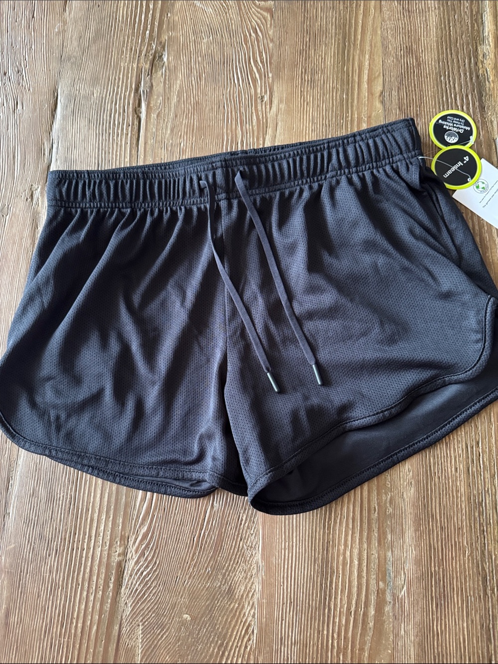 Athletic Works Black Women's Athletic Mesh Shorts